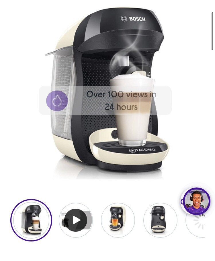 Bosch Happy Coffee machine cream | in 